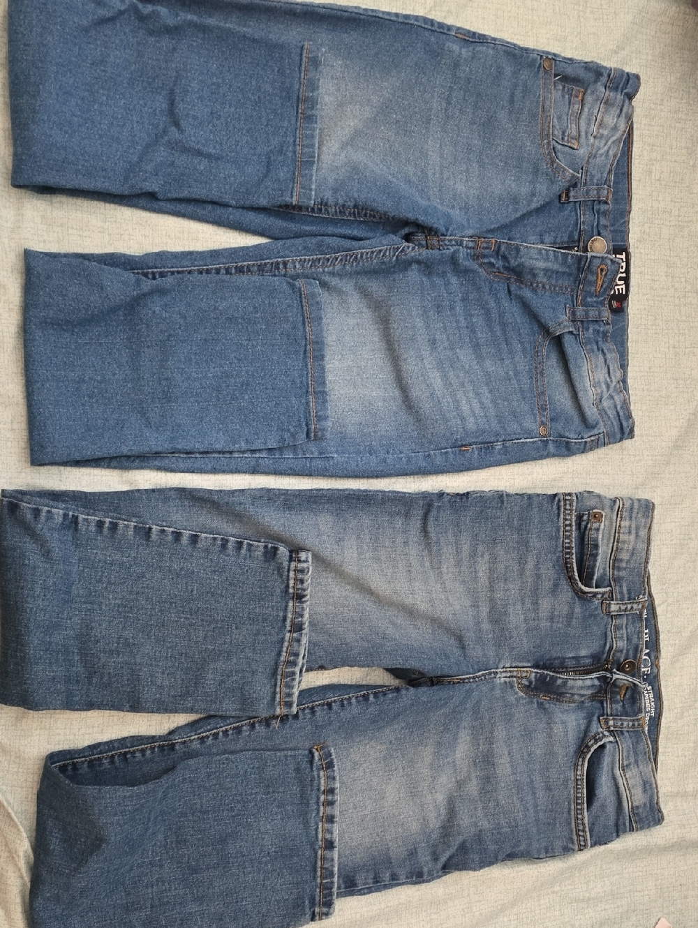 True Blue Denim And Children Place Jeans - Medium Wash...both For 20 Dollars